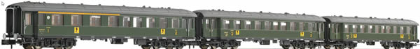 Fleischmann 867710 - 3 piece passenger carriages, SNCF