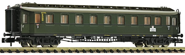 Fleischmann 878102 - 3rd class express coach type C 4ü with tail end indicators, DB
