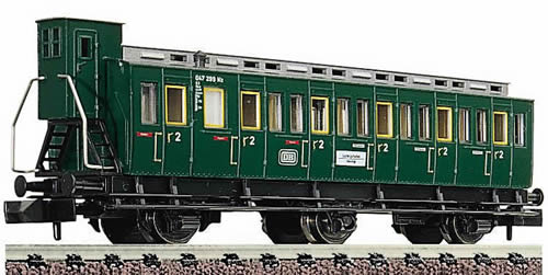 Fleischmann 8794 - Compartment coach 2nd class with brakemans cab, 3-axled, type B3 of the DB
 