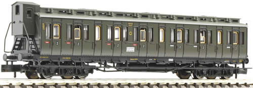 Fleischmann 881001 - Compartment coach 2nd Class, type B4 pr04 , the DRG