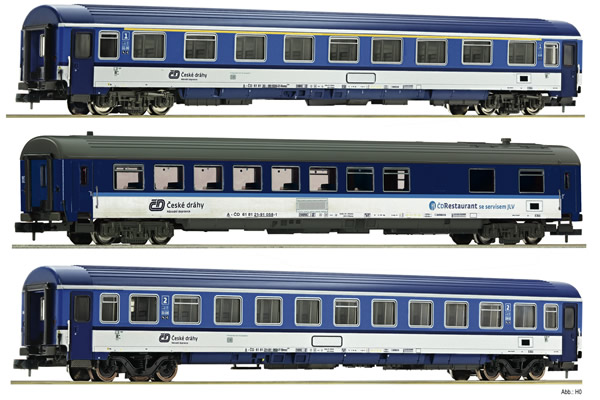 Fleischmann 881806 - 3 piece train set EC Porta Bohemica (Set 1), CD 