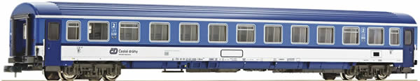Fleischmann 881808 - 2nd class Eurofima passenger coach EC Porta Bohemica (Set 3), CD