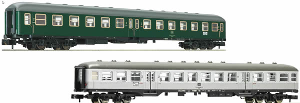 Fleischmann 881812 - 2 piece Classic express train set of the epoch IV (Set 2), DB