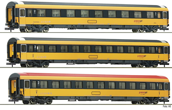 Fleischmann 881902 - 3 piece set Eurofima coaches