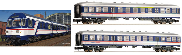 Fleischmann 881903 - 3 piece set „National Express“ NX Rail