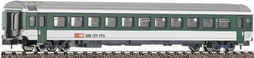 Fleischmann 890303 - Passenger train car EW IV, green, SBB