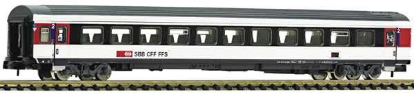 Fleischmann 890309 - 2nd class passenger coach type EW IV, in current ICN colours SBB