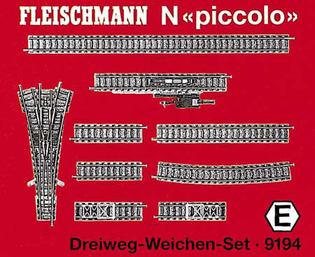 Fleischmann 9194 - THREE WAY POINT SET