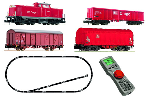 Fleischmann 931486 - German Digital Starter-Set w. BR 212 + Freight Train of the DB AG