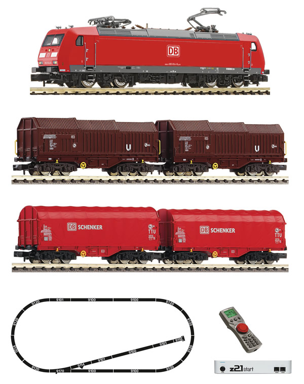Fleischmann 931885 - z21®start Digital starter set with electric locomotive class 185.1 and goods train DB AG