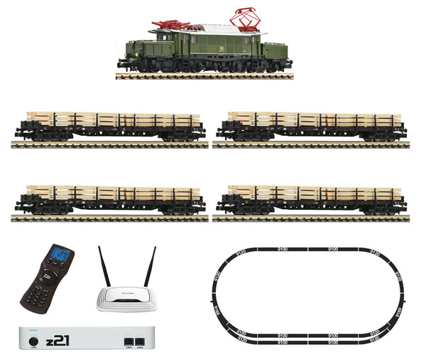 Fleischmann 931886 - z21® Digital starter set: electric locomotive class 194 with goods train DB