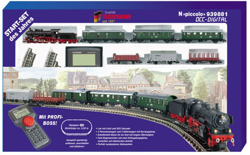 Fleischmann 939881 - Digital Startset of the Year from FLEISCHMANN - with PROFI-BOSS and DCC-loco! With two trains