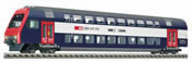 Double-deck control cab coach of the SBB, type Bt