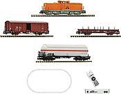 z21 start Digitalset: German Diesel locomotive class 111 with goods train of the DR