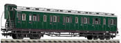 4-axled, 1st class compartment coach with brakeman's cab, type A4 (B4pr04) of the DB