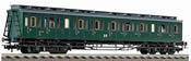 Compartment coach 2nd class, 4-axled, type B4 (C4trp04) of the DR