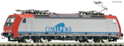 Swiss Electric locomotive Re 484 018-7 of the Cisalpino