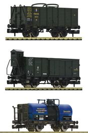 German 3 piece set: Goods wagons of the K.Bay.Sts.B.