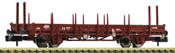 Belgian Swivel-type stake wagon of the SNCB