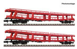 2 piece set stand-in deck coach carriers for passenger trains