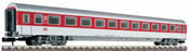 IC/EC compartment coach in traffic red livery, 2nd class