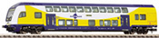 2nd Class, double-deck control-cab Metronom Railway