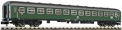 German 2nd Class Express Coach type B4üm with tail lights of the DB