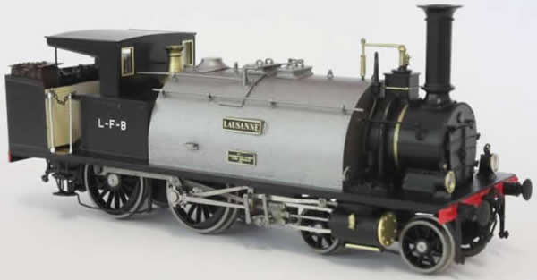 Fulgurex 2263 - Swiss Steam Locomotive Ec 2/4 of the L-F-B