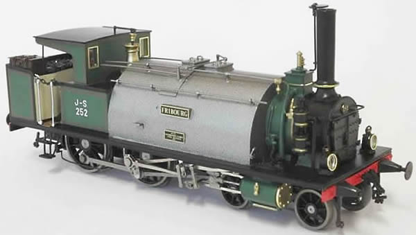 Fulgurex 22631 - Swiss Steam Locomotive Ec 2/4 of the Jura-Simplon