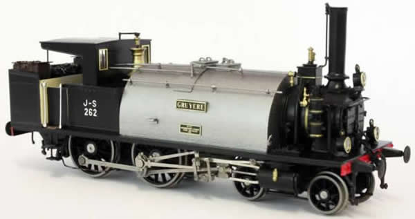 Fulgurex 22633 - Swiss Steam Locomotive Ec 2/4 of the J-S