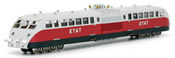 French Diesel Railcar BUGATTI of the ETAT