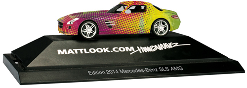 Herpa 101929 - Mercedes SLS AMG Mattlook.Com Edition 2