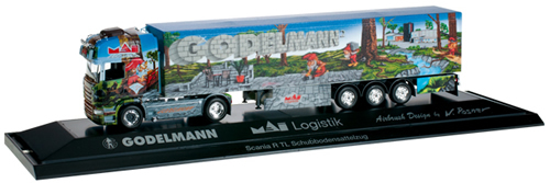 Herpa 121583 - Scania R TL Semi Godelmann II