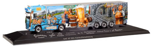 Herpa 121774 - DAF XF SSC Reefer Semi P.C. History Of Beer
