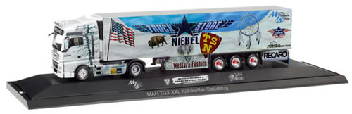 Herpa 121781 - MAN TGX Reefer Semi P.C. Truck Store Neibel