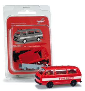 Herpa 12591 - VW T3 Bus fire department