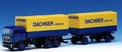 Herpa 140560 - MAN F90 (29.95) Truck/Trailer Dachser