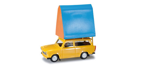 Herpa 24167 - Trabant 601 S Universal with roof top tent