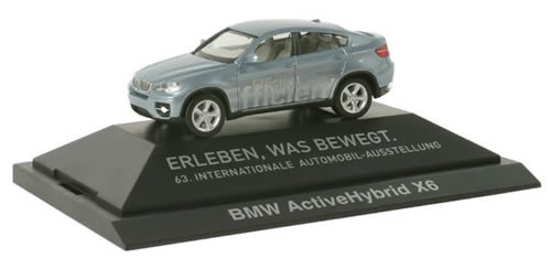 Herpa 293082 - BMW X6, Hybrid Energy (24.95) Extra Shop Iaa 2009