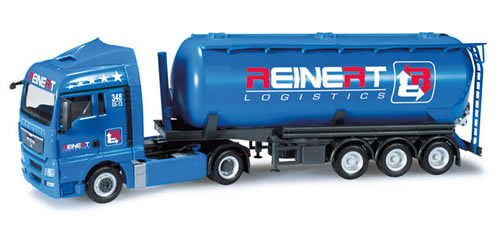 Herpa 301237 - MAN TGX XLX bulk tank semitrailer Reinert Logistik