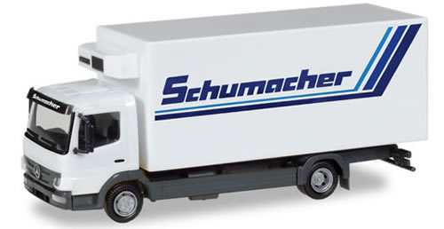Herpa 308540 - Mercedes Atego Reefer Truck Schumacher