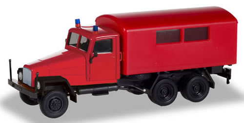 Herpa 308731 - Ifa G5 Box Truck Fire Brigade