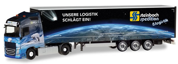 Herpa 309875 - Volvo FH GL Canvas Semi Steinbach Logistik