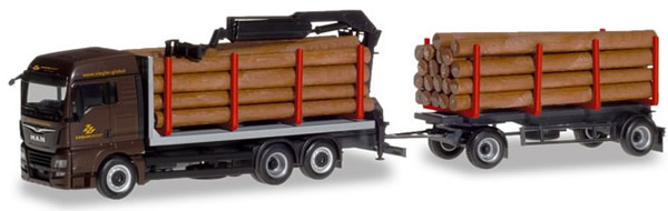 Herpa 310277 - MAN TGX T/T Wood Load Ziegler Group