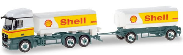 Herpa 310437 - Mercedes Actros T/T Tanker Shell