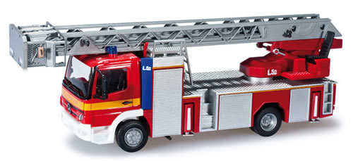 Herpa 49870 - Mercedes-Benz Atego 10 Metz L32 aerial ladder fire department“