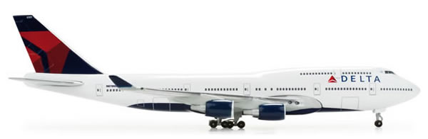 Herpa 506915 - Boeing 747-400 Delta Airlines