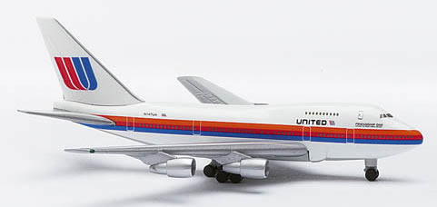 Herpa 511797 - Boeing 747 SP (11.95) Classic United - Friend Shi...