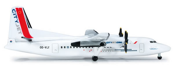 Herpa 519014 - Fokker 50 (32.75) Cityjet