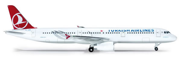 Herpa 519106 - Airbus 321 (32.75) Turkish Airlines
